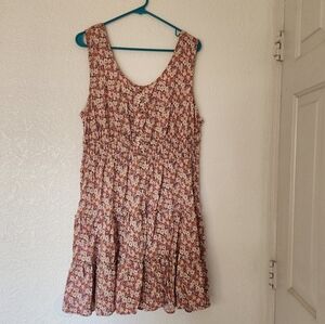 Pink Floral Sundress